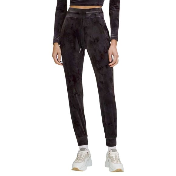 lululemon athletica Pants - Lululemon Ready to Crush High-Rise Velour Jogger Interstellar Dark Grey Multi